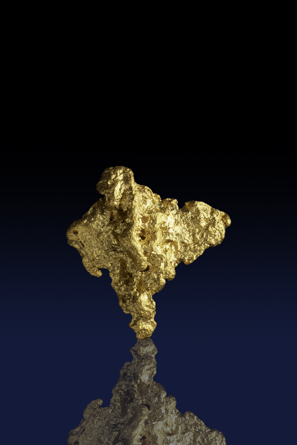 (image for) Unique, Lustrous Natural Gold Nugget - Australia - 1.46 grams